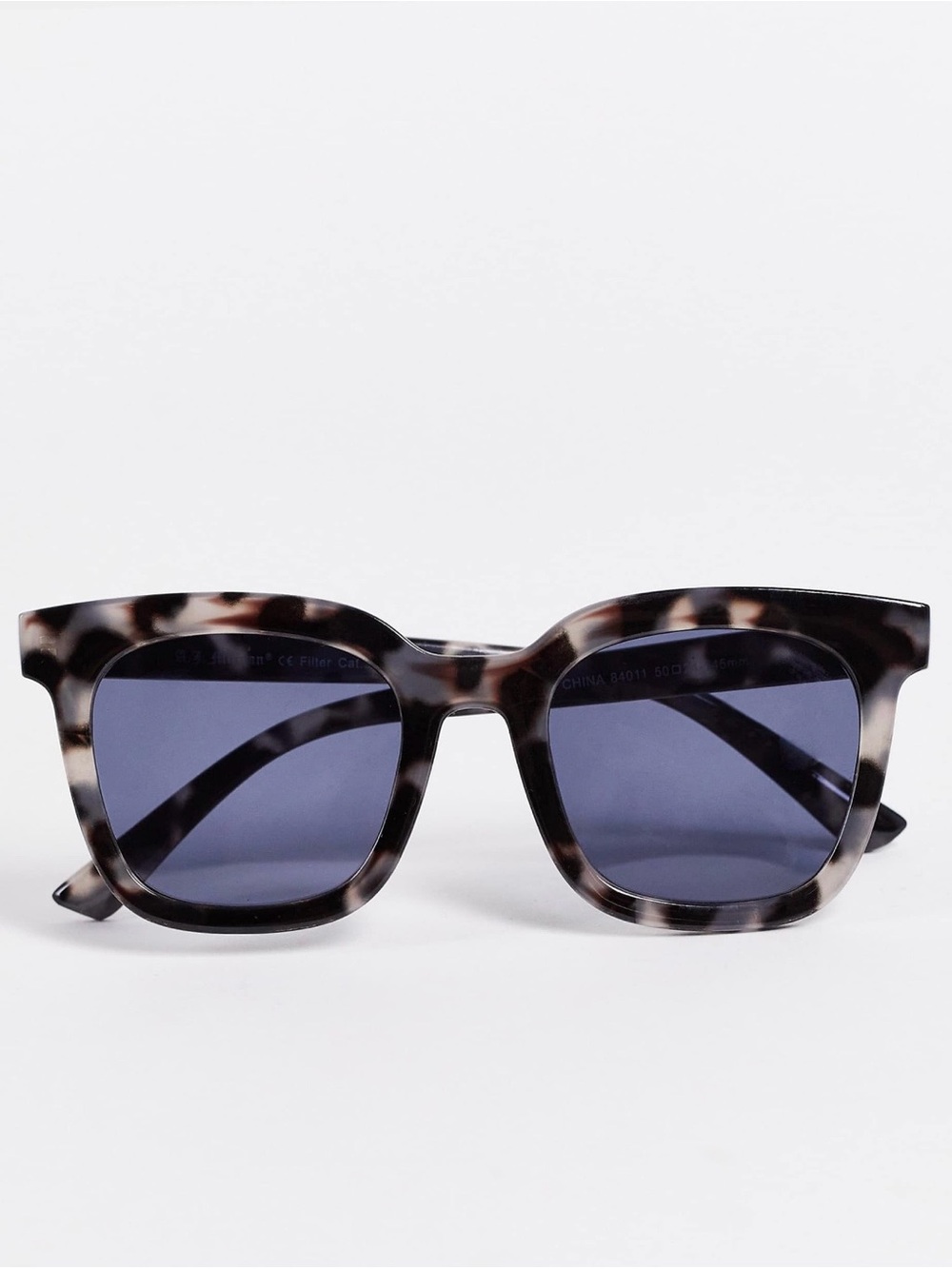AJ Morgan Line Up Square Sunglasses In Gray Tort - Picture 4 of 4